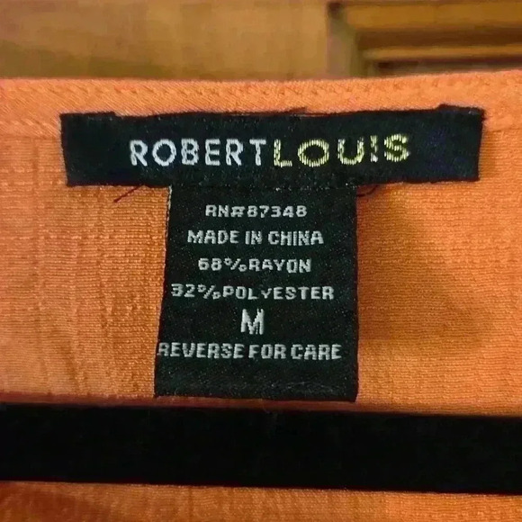 Orange Lace Blouse - Picture 4 of 6